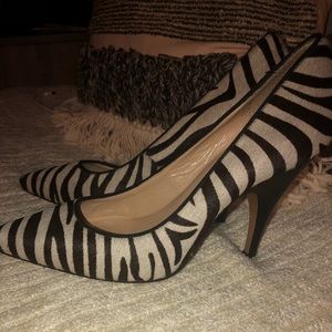 Talbots Zebra Pumps Size 9